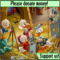 Please ignore our piles of money!